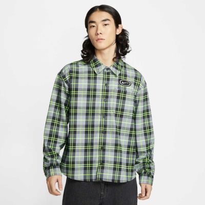 ナイキSB NIKE SB メンズ 長袖シャツ フランネル コストン FLNNL BTN