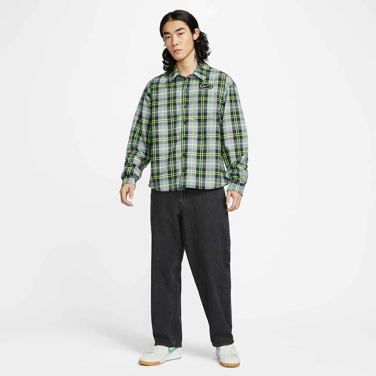 ナイキSBNIKESBスケボースケートボードウェア長袖シャツフランネルコストンFLNNLBTNUPKOSTONL/STOPHV0257-070メンズ男性25HO秋冬