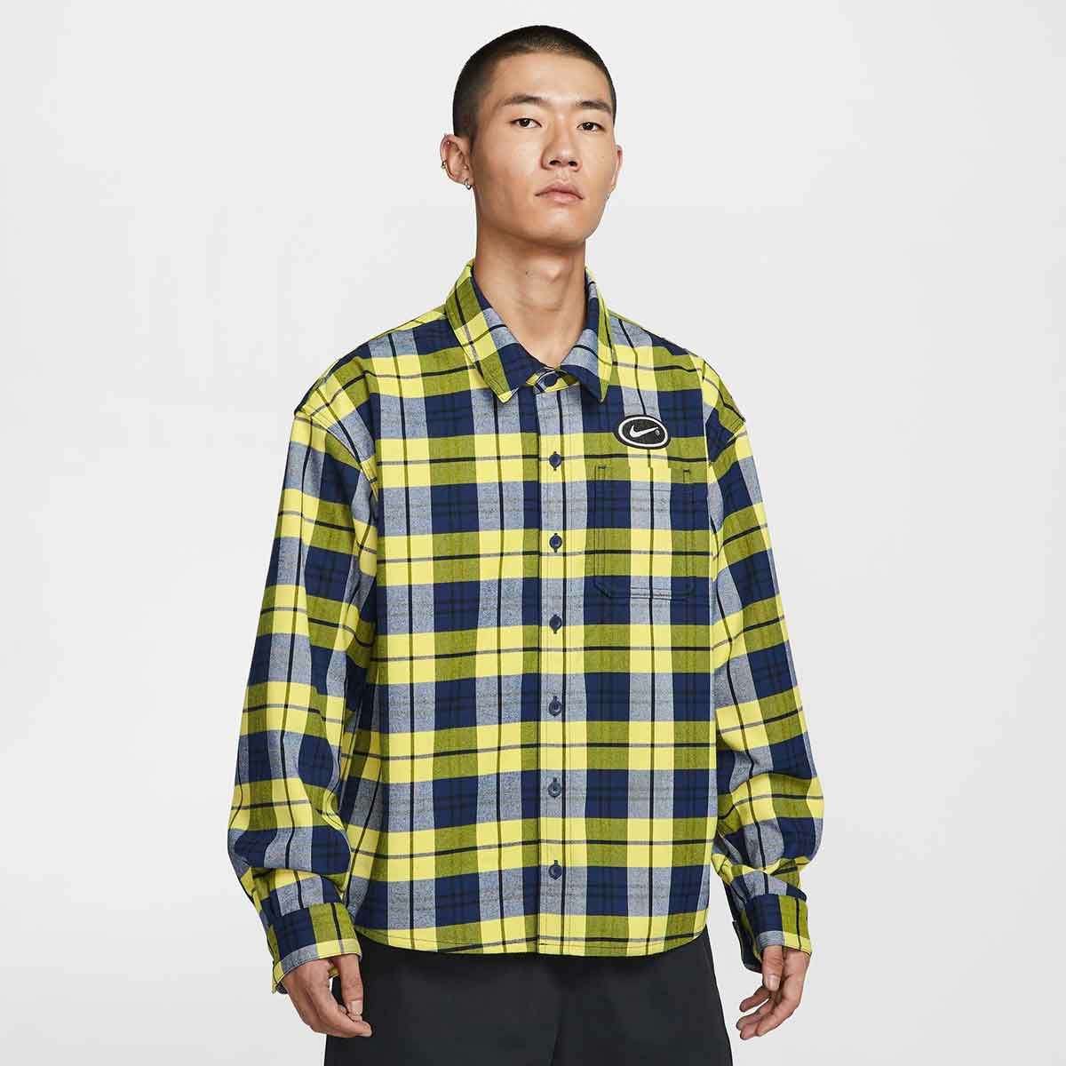 ナイキSBNIKESBスケボースケートボードウェア長袖シャツフランネルコストンFLNNLBTNUPKOSTONL/STOPHV0257-410メンズ男性25HO秋冬