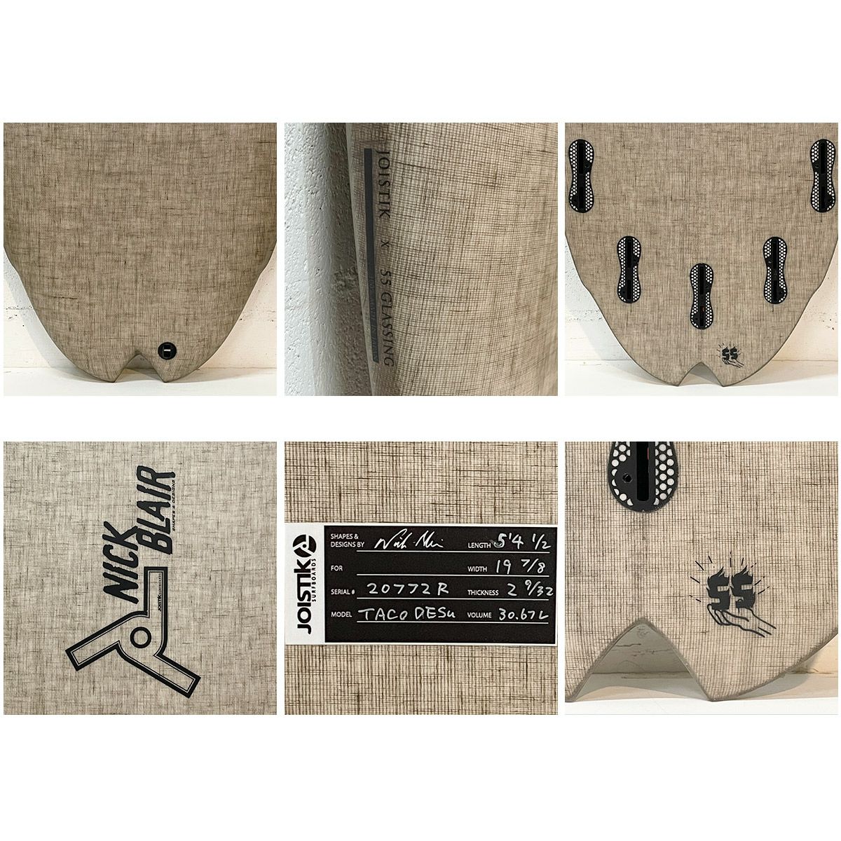 ジョイスティック JOISTIK ショートボード TACO DESU 5.412 FCS2 5FIN