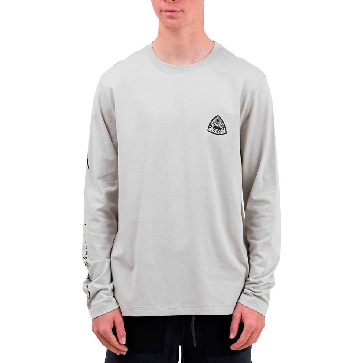 ジョーンズJONESスノボースノボスノーボードウェア長袖TシャツロンTグラフィックオーガニックコットンロングスリーブGRAPHICORGANICL/STEE69125418メンズ男性25-26