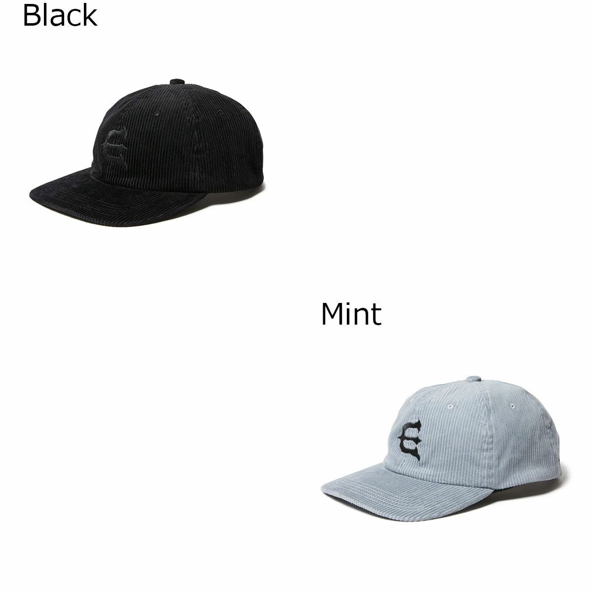 エビセンEVISENスケボースケートボード帽子キャップCORDONE-UP6PANEL25FW-H01メンズ男性25FA秋冬