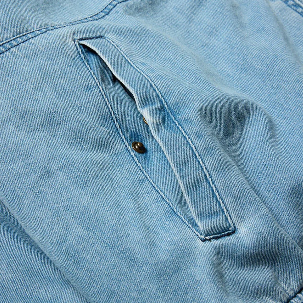 エビセンEVISENスケボースケートボードウェアアウタージャケットEYEFIREDENIMPUFFJACKET25FW-JK07メンズ男性25FA秋冬