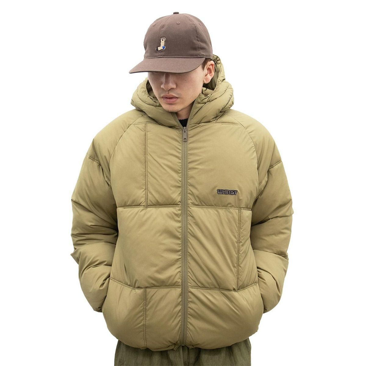 ウィムジーWHIMSYスケボースケートボードウェアアウター中綿ジャケットブリックレーンパファージャケットBricklanePufferJacket12231U130290メンズレディースユニセックス25FA秋冬