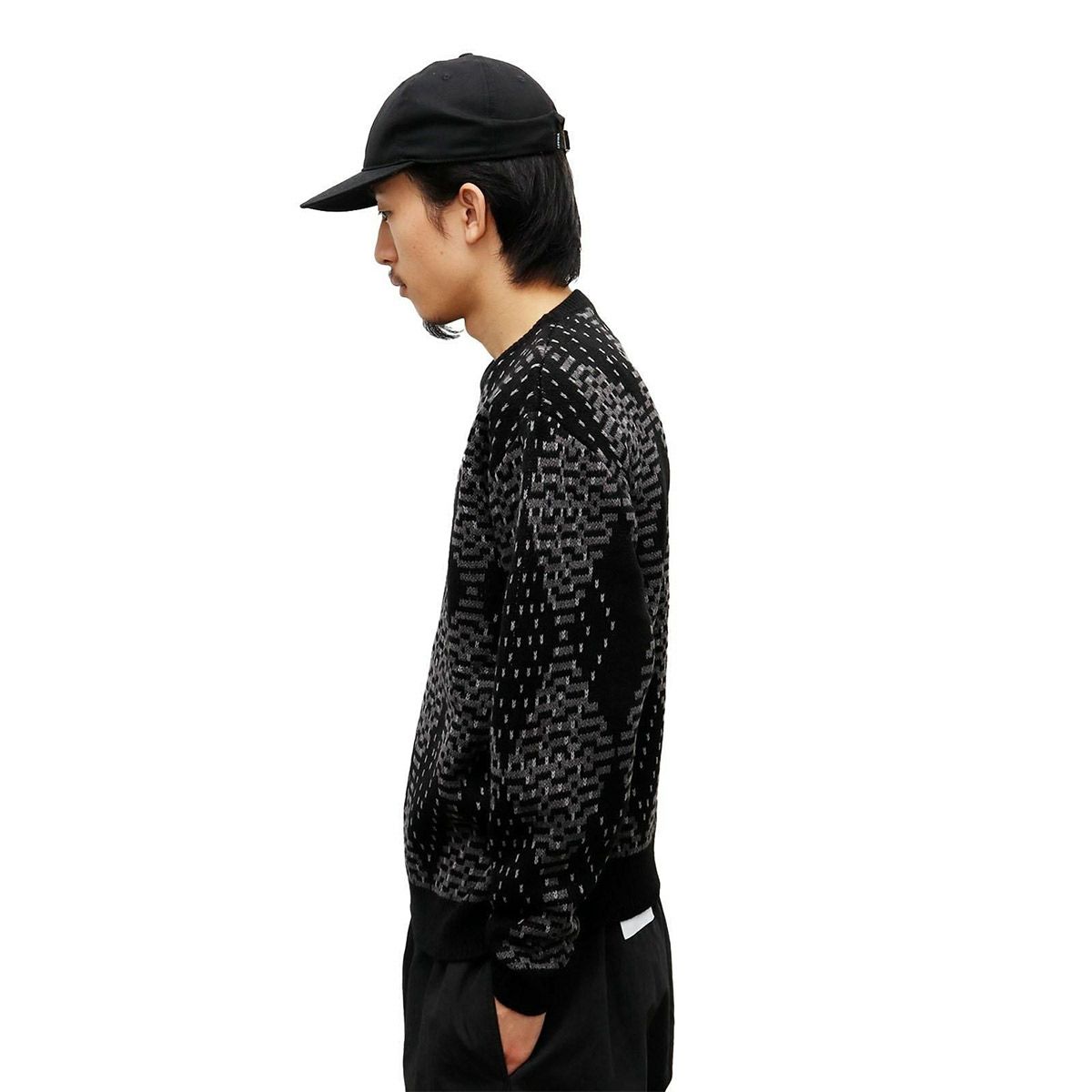 ウィムジーWHIMSYスケボースケートボードウェアニットセータービッグアーガイルセーターBigArgyleSweter12231U130291メンズレディースユニセックス25FA秋冬