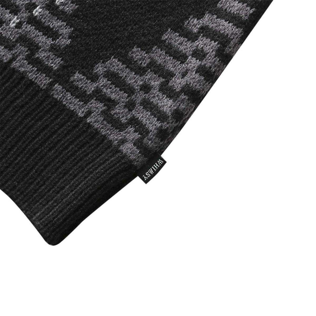 ウィムジーWHIMSYスケボースケートボードウェアニットセータービッグアーガイルセーターBigArgyleSweter12231U130291メンズレディースユニセックス25FA秋冬