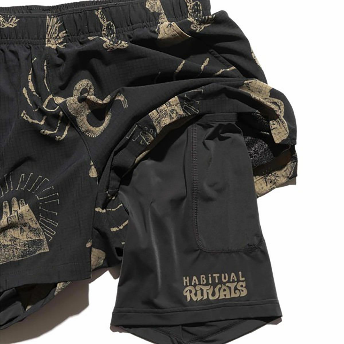 ランアモックRUNAMOKランニングウェアボトムスショートハーフパンツ短パンBOMMER3.5RS321-ONXメンズ男性25FA秋冬