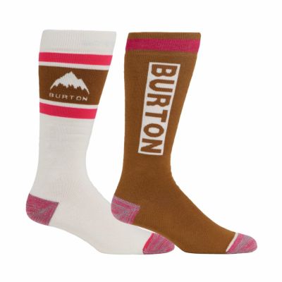 バートンBURTONスノボースノボスノーボードソックス靴下ウィークエンドミッドウェイトソックス(2足パック)149251-EZAレディース女性25-26