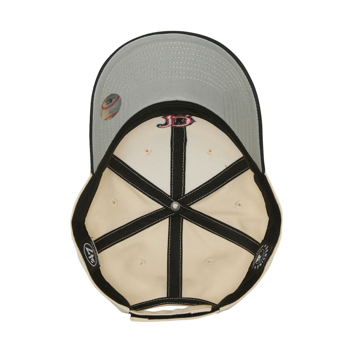 フォーティーセブン47アウトドアカジュアル帽子キャップ47エムブイピーボストン・レッドソックス2-Toneナチュラル1485826825FA秋冬