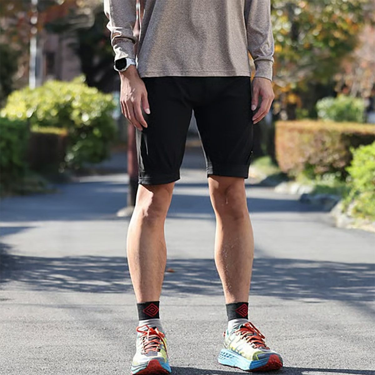 エルドレッソELDORESOランニングウェアボトムスショートハーフパンツ短パンDifferentbeforeandafterShortsE2111525メンズレディースユニセックス25FA秋冬