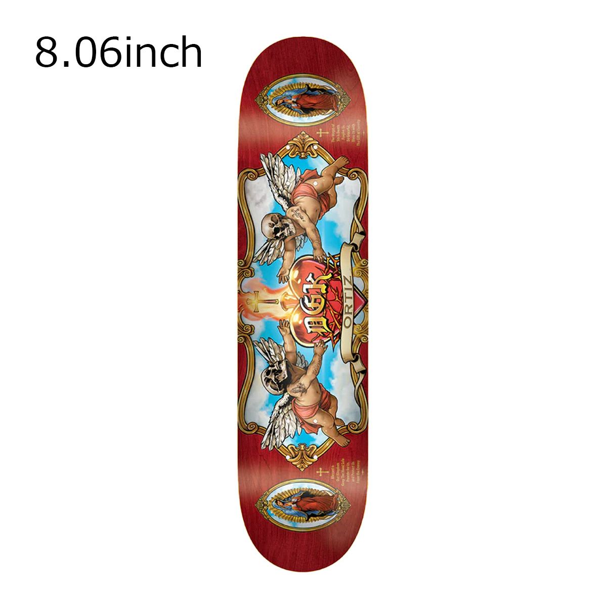 ディージーケーDGKスケボースケートボードデッキ板ORACIONCHAZORTIZ8.06DOI