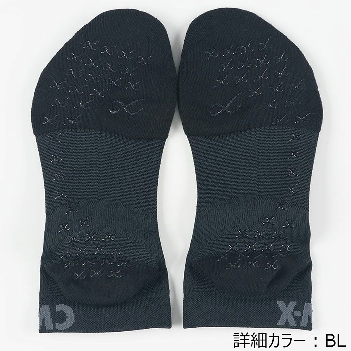 シーダブリュー・エックスCW-Xランニングソックス靴下すべり止め付きソックスHYR206-GYメンズレディースユニセックス26SP春夏