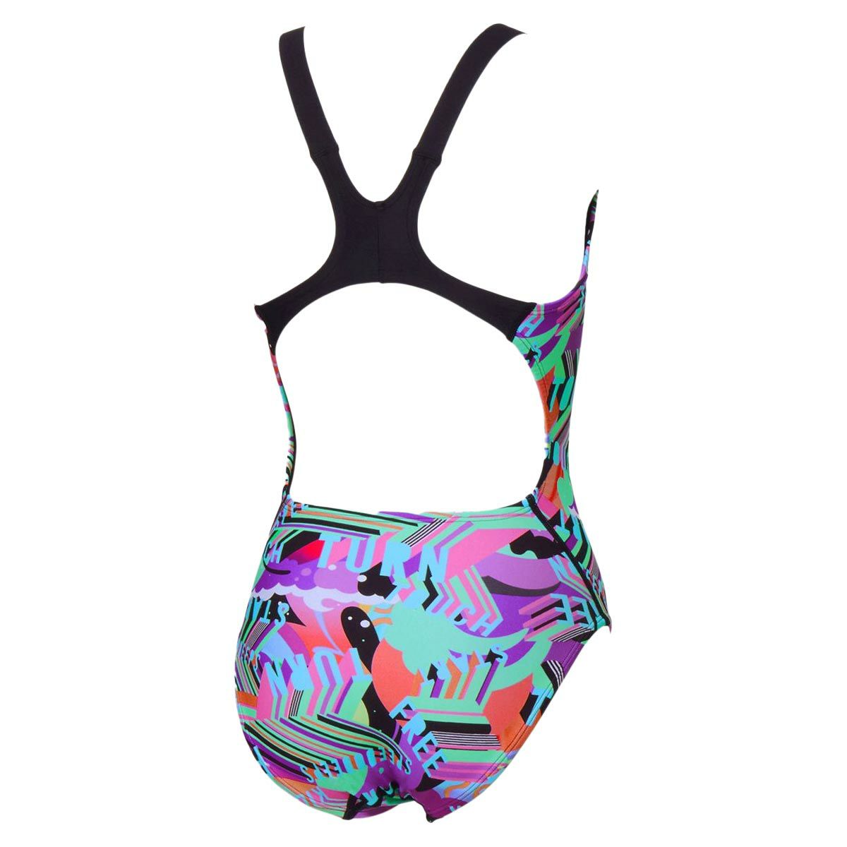 スピードSPEEDOスイムフィットネス競泳水着ワーディングストライプスターンズワイドストラップスーツSTW02606-MTレディース女性26S1