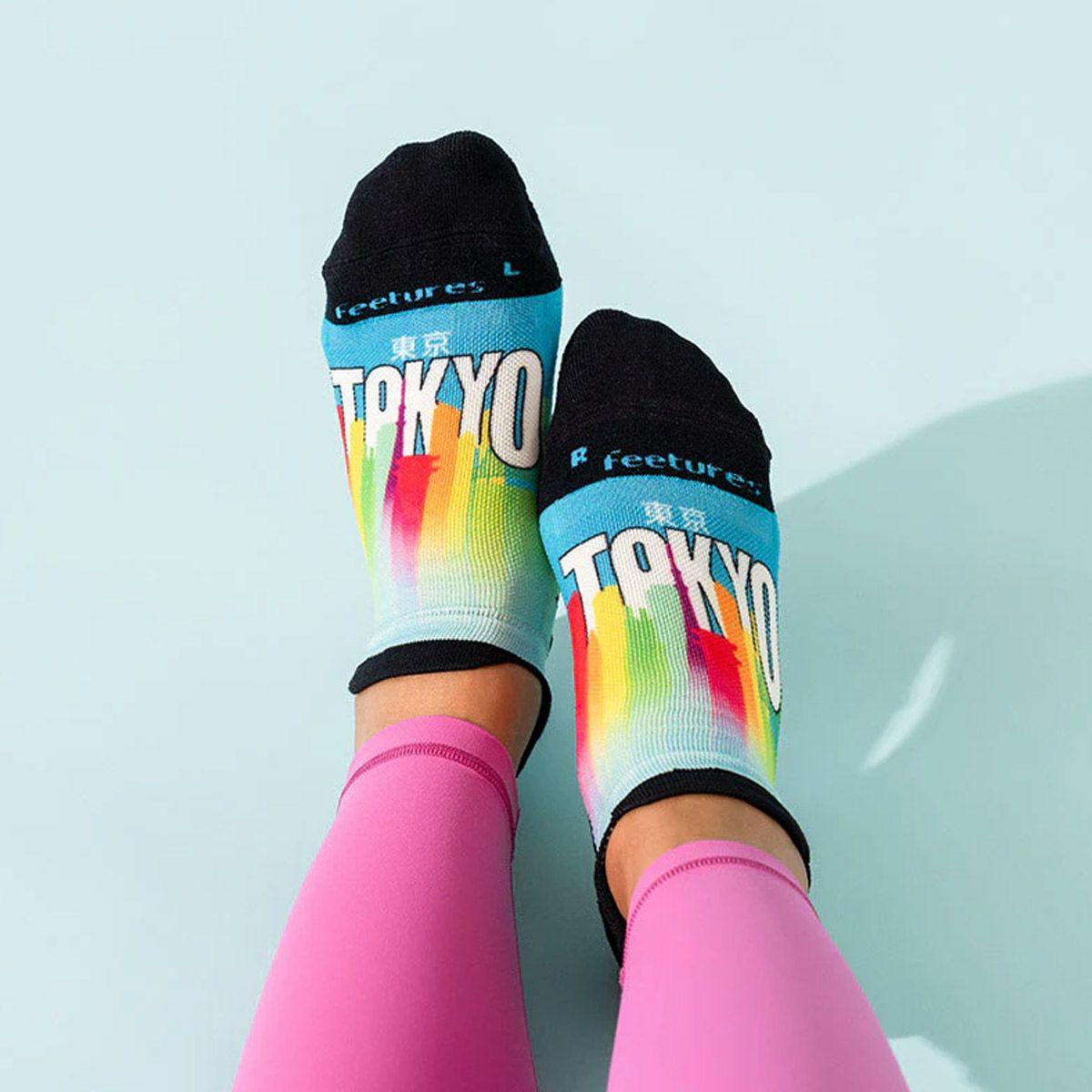 フィーチャーズFEETURESランニングソックス靴下EliteLightCushionNoShowTabLimitedEditionTokyo254400030219261メンズレディースユニセックス26SP春夏