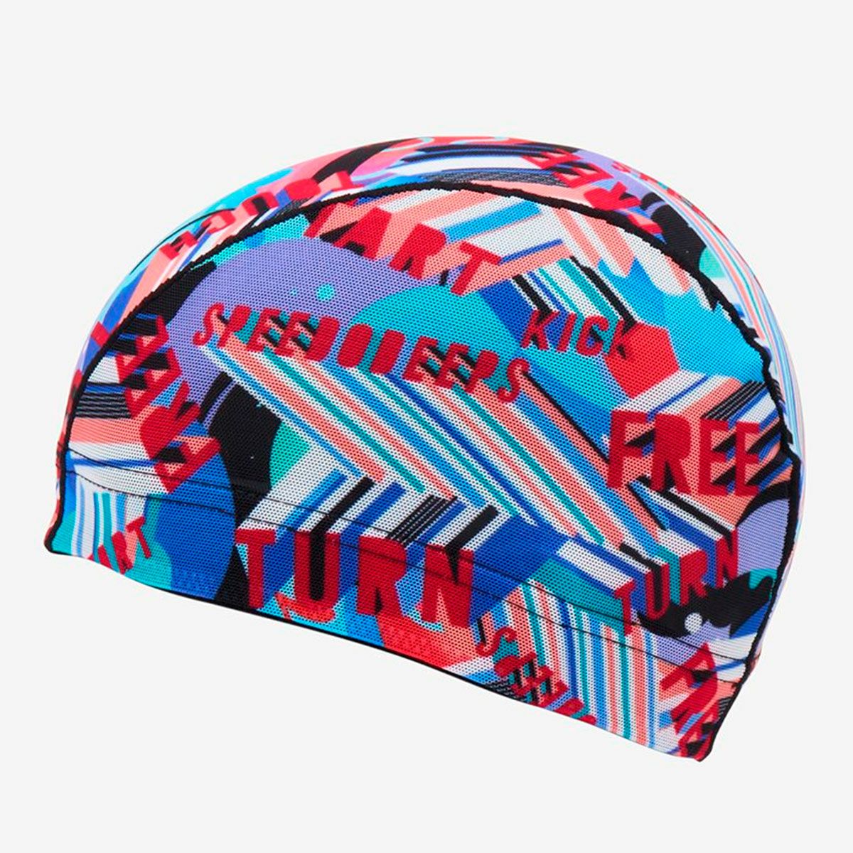 スピードSPEEDOスイムフィットネス競泳キャップワーディングストライプスメッシュキャップWORDINGSTRMESHCSE12606-RE