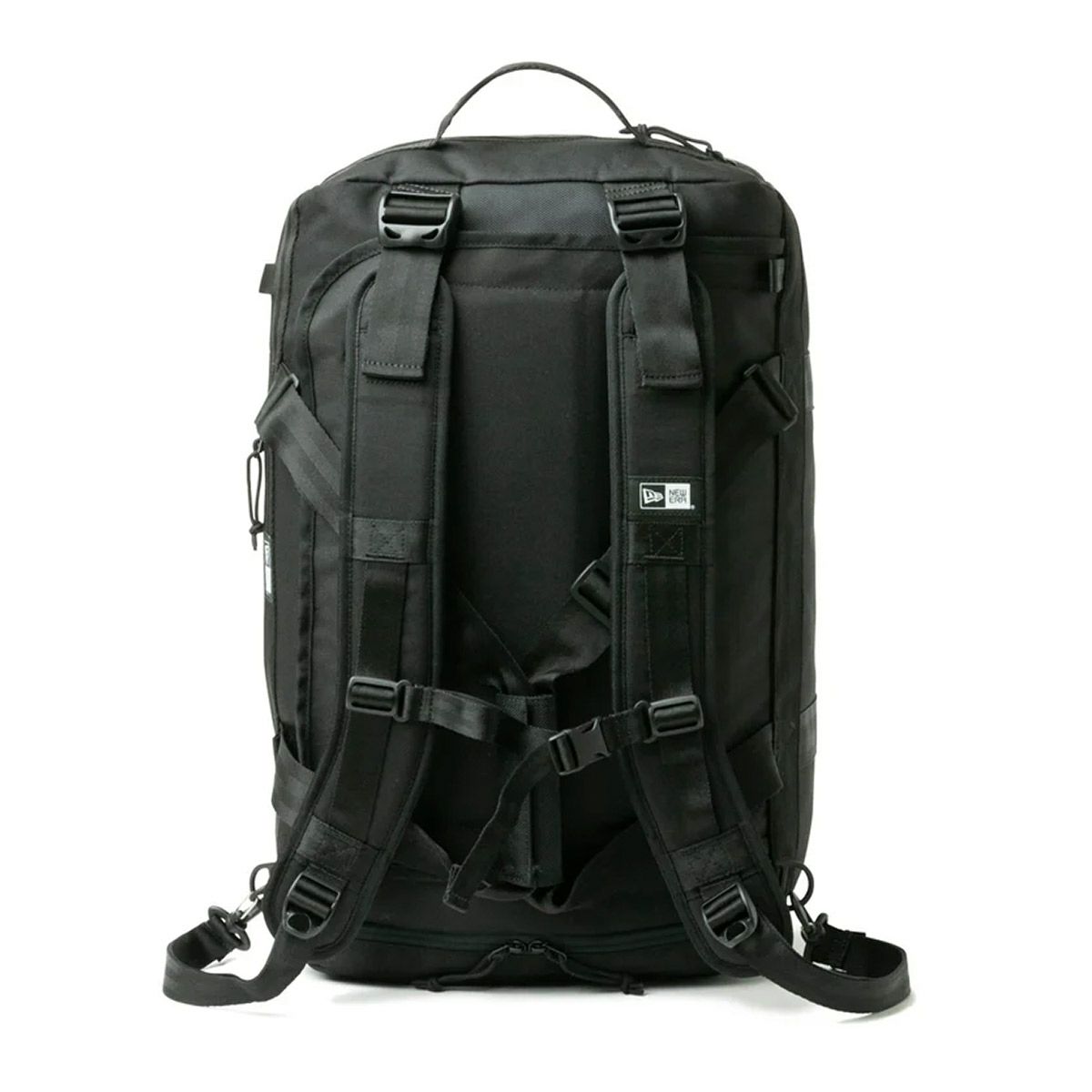 ニューエラNEWERAアウトドアカジュアル鞄バッグボストンバッグスポーツバッグクラブダッフルバッグ50L2ウェイプリントロゴブラック14521343メンズレディースユニセックス26SP春夏