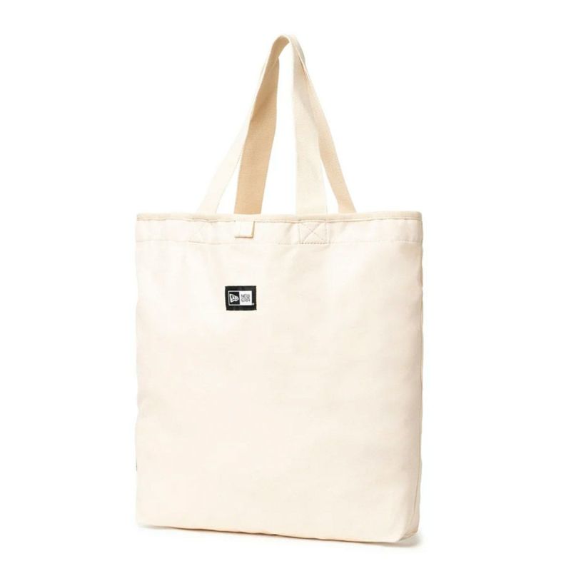 ニューエラNEWERAアウトドアカジュアル鞄バッグトートバッグライトトートバッグ14Lボックスロゴアイボリー1452135126SP春夏
