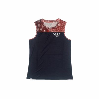 ジンガーJINGERランニングウェアノースリーブタンクトップウィメンズノースリーブシャツJF-6028-REDレディース女性25HO秋冬