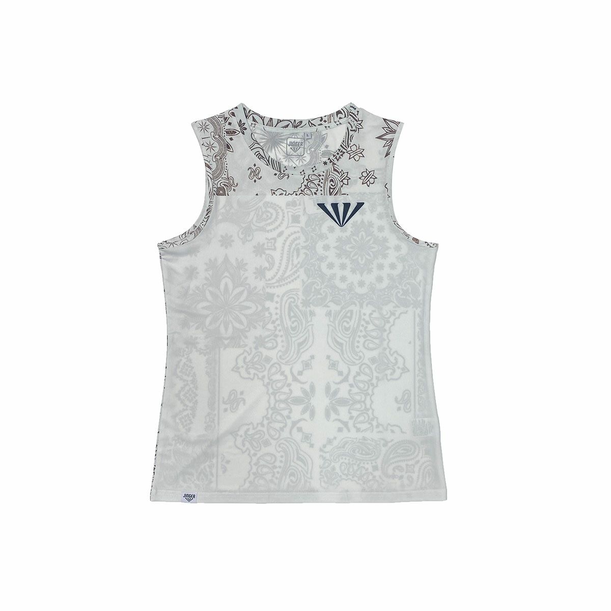 ジンガーJINGERランニングウェアノースリーブタンクトップウィメンズノースリーブシャツJF-6028-WHTレディース女性25HO秋冬