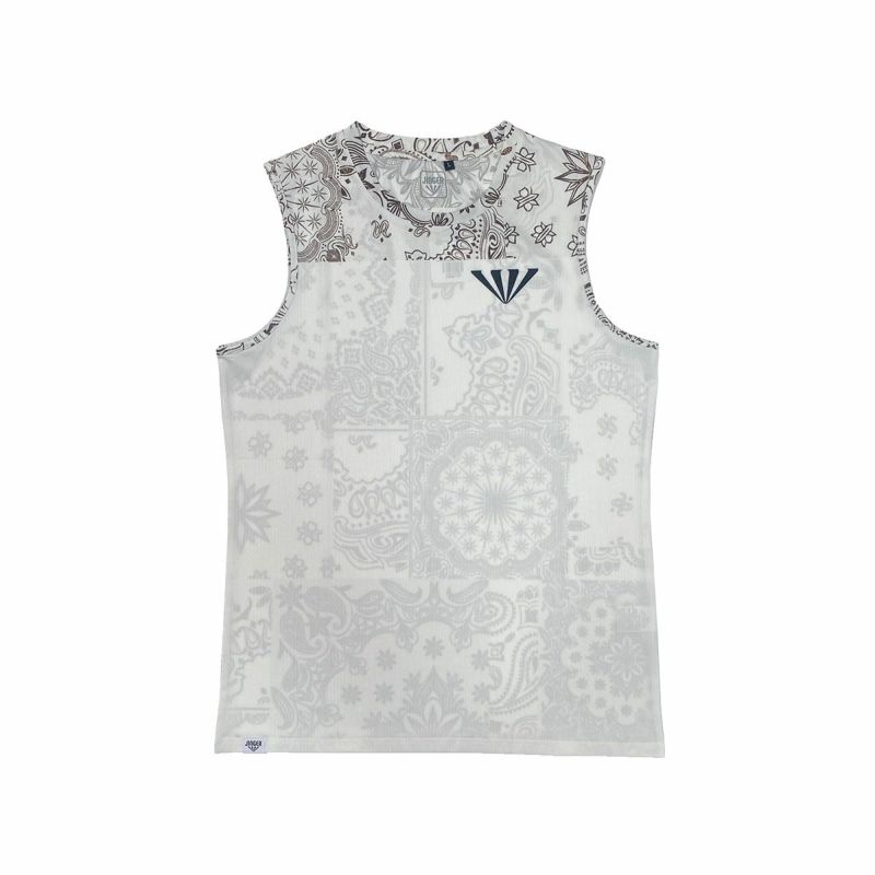 ジンガーJINGERランニングウェアノースリーブタンクトップノースリーブシャツJM-6028-WHTメンズ男性25HO秋冬