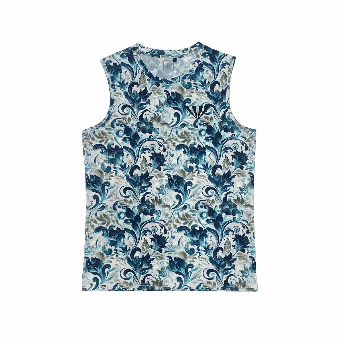 ジンガーJINGERランニングウェアノースリーブタンクトップノースリーブシャツJM-6029-BLUメンズ男性25HO秋冬