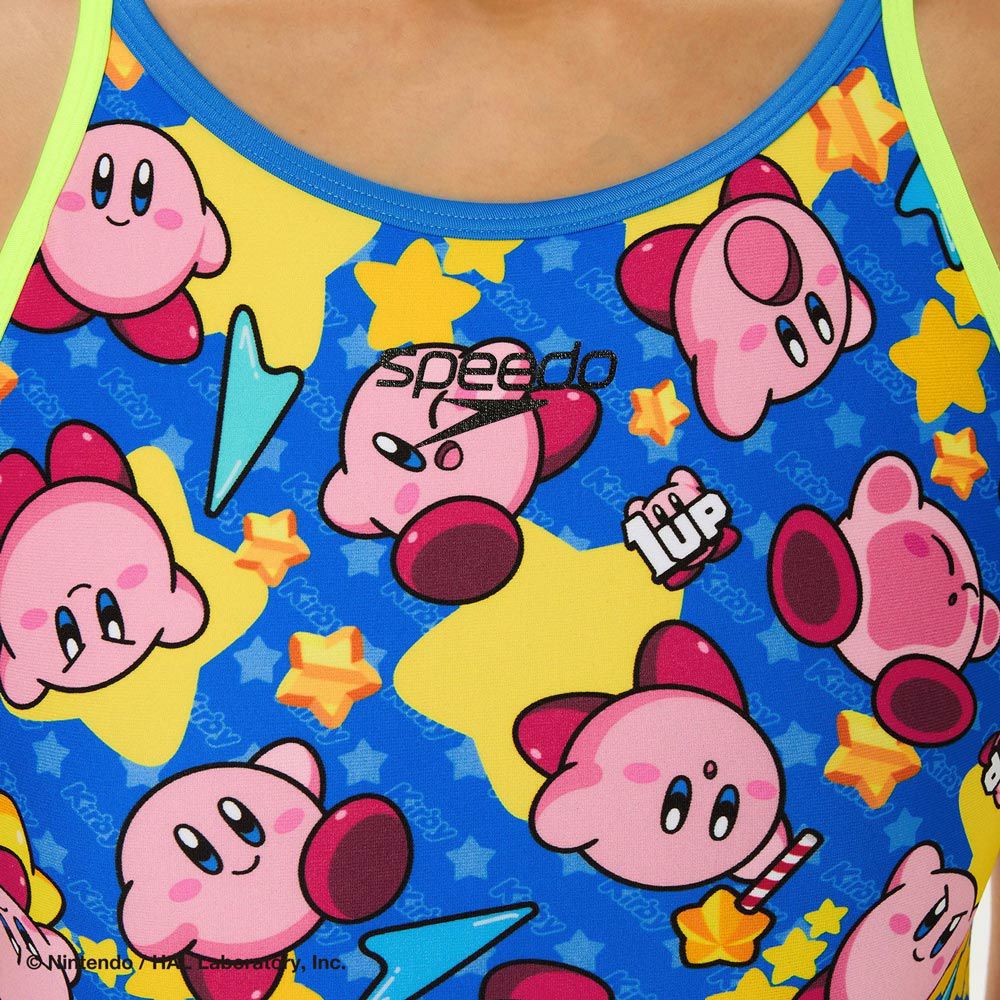 スピードSPEEDOスイムフィットネス競泳水着カービィスーパースターターンズスーツSTW02601-BLレディース女性26S1