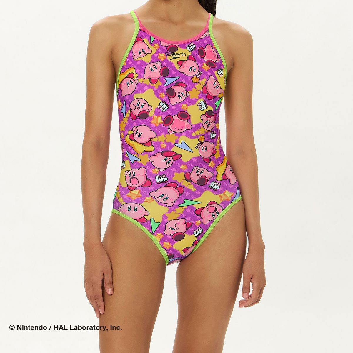 スピードSPEEDOスイムフィットネス競泳水着カービィスーパースターターンズスーツSTW02601-PUレディース女性26S1