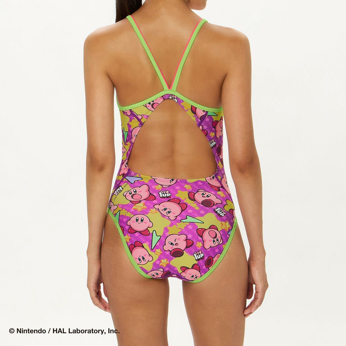 スピードSPEEDOスイムフィットネス競泳水着カービィスーパースターターンズスーツSTW02601-PUレディース女性26S1