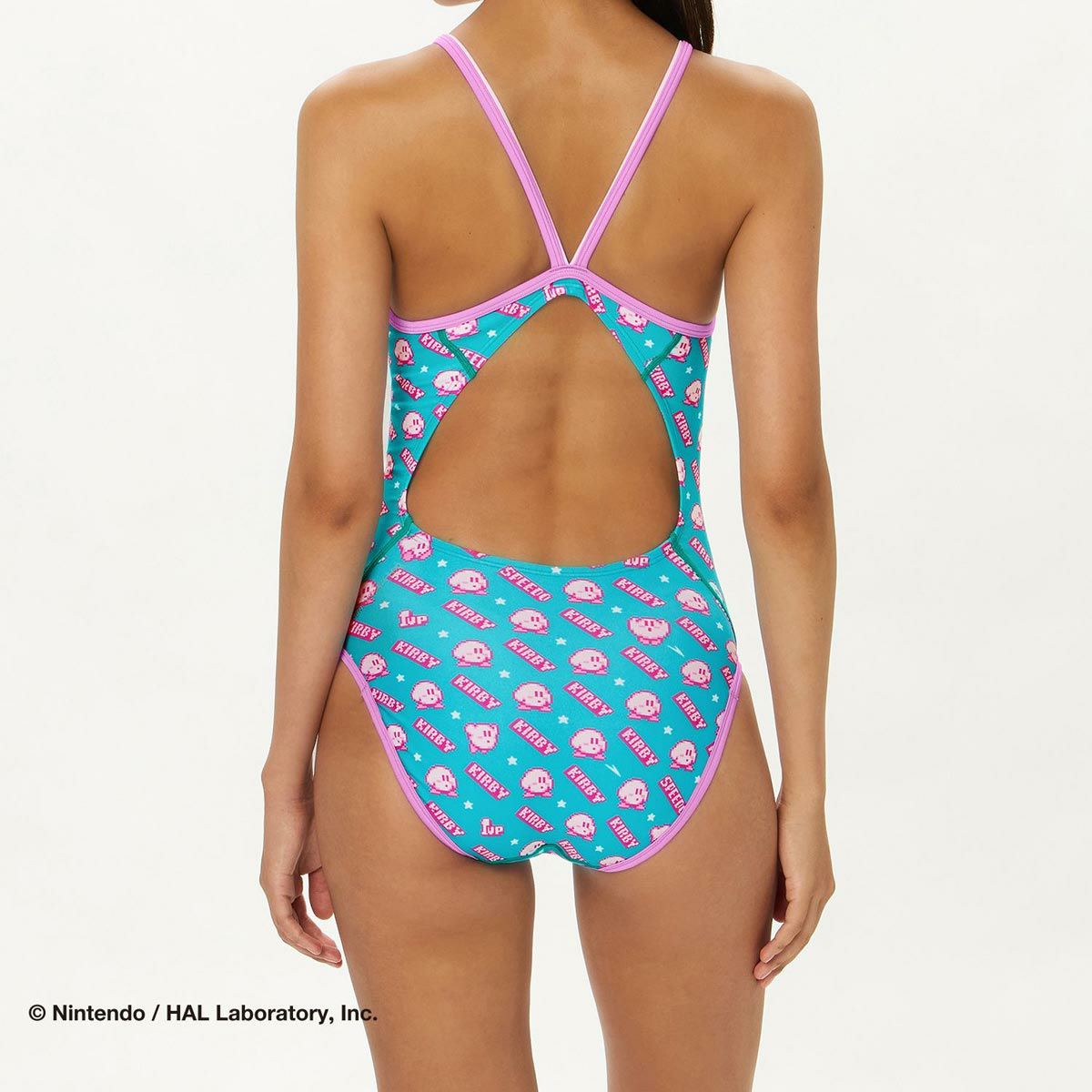 スピードSPEEDOスイムフィットネス競泳水着カービィ1アップクラシックターンズスーツSTW02603-TQレディース女性26S1