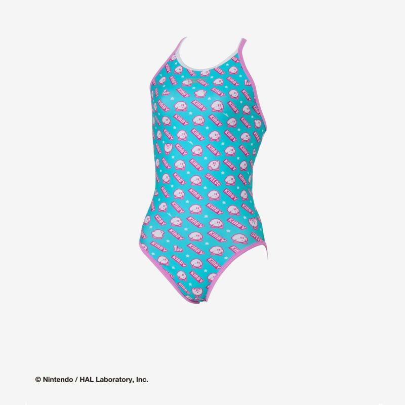 スピードSPEEDOスイムフィットネス競泳水着カービィ1アップクラシックターンズスーツSTW02603-TQレディース女性26S1