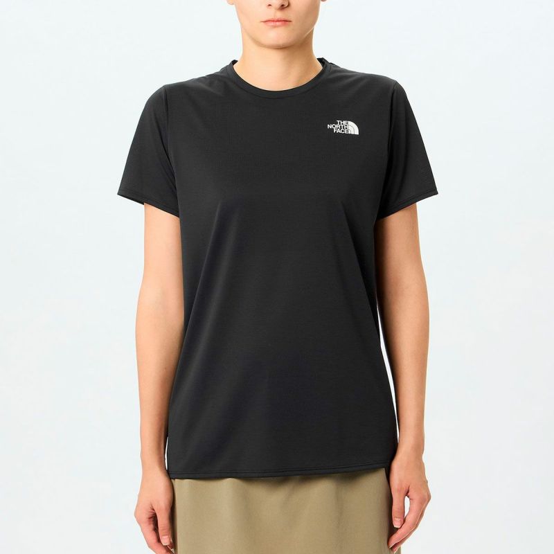 ザ・ノース・フェイスTHENORTHFACEランニングトレーニングウェア半袖TシャツショートスリーブGTDメランジクルーS/SGTDMELANGECRNTW12595-Kレディース女性26SS春夏