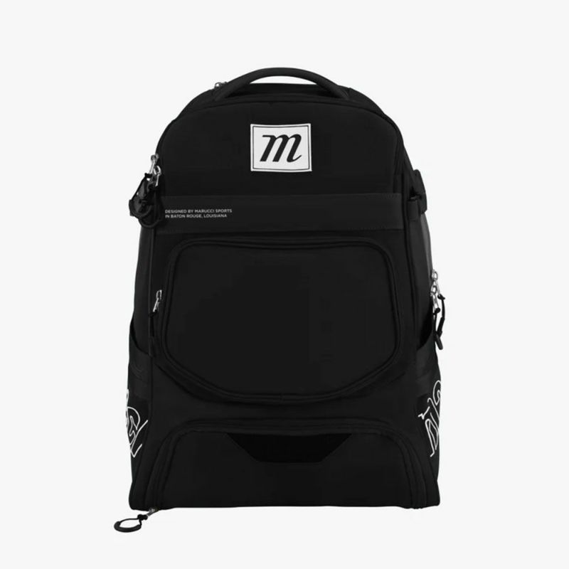 マルーチマルッチmarucciベースボール野球ソフトボール鞄バッグリュックサックバックパックデイパックバット4本収納可能バットパックMBRNGRBP-BKメンズレディースユニセックス26SP春夏