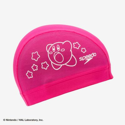 スピードSPEEDOスイムフィットネス競泳キャップカービィメッシュキャップSE12601-PP