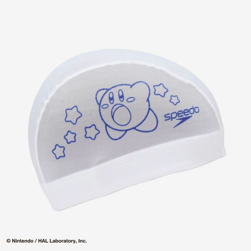 スピードSPEEDOスイムフィットネス競泳キャップカービィメッシュキャップSE12601-W