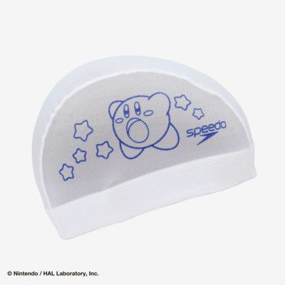 スピードSPEEDOスイムフィットネス競泳キャップカービィメッシュキャップSE12601-W