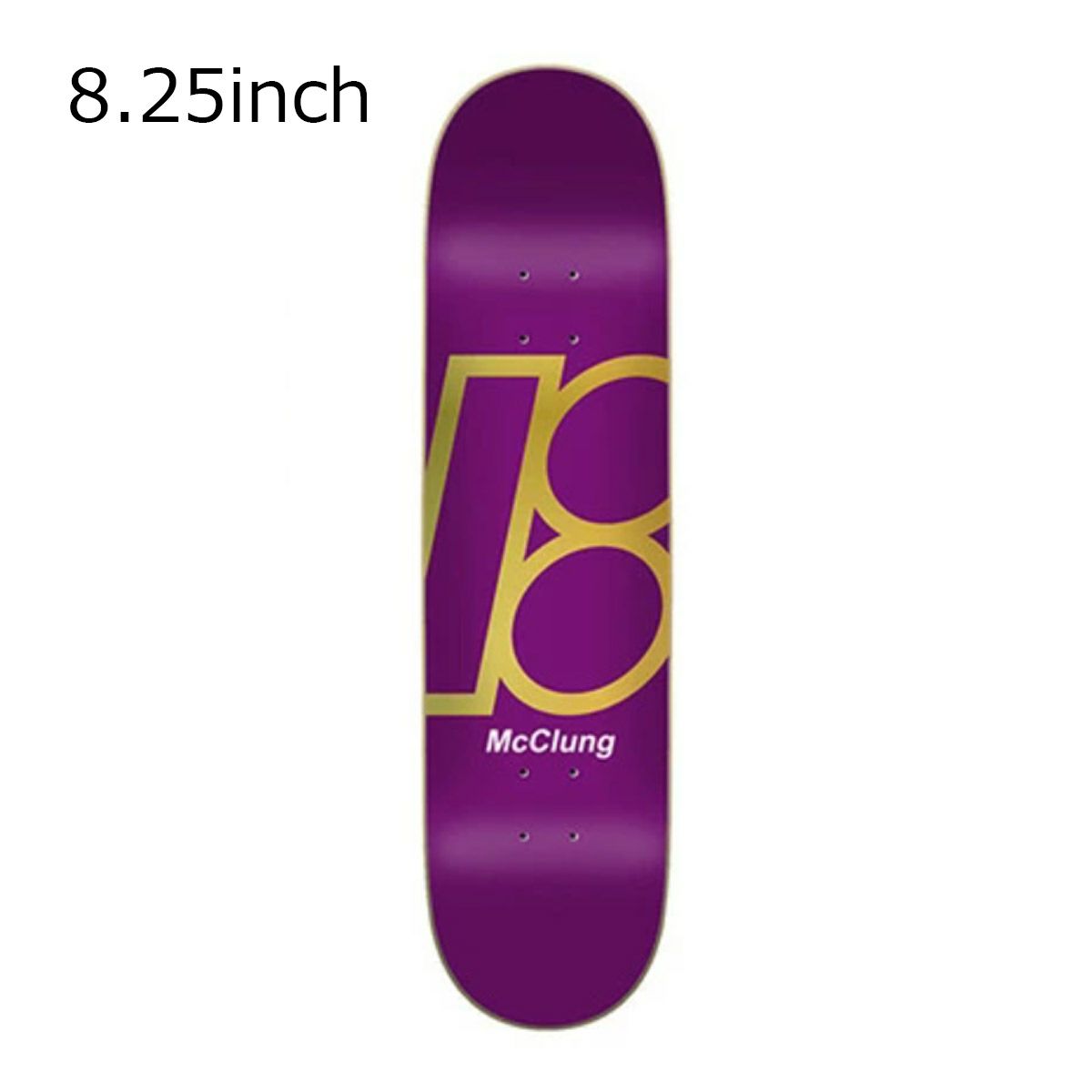 プランビーPLANBスケボースケートボードデッキ板TEAMFOILTMC8.25PBDE0021B024