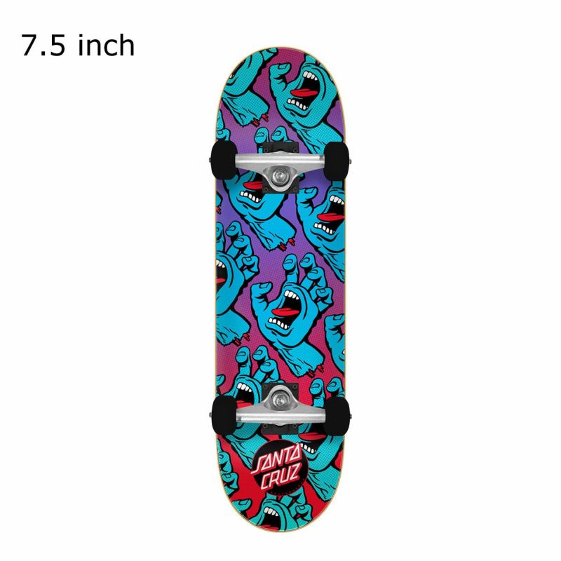サンタクルーズSANTACRUZスケボースケートボードコンプリートGRADIENTHAND7.5MICRO30020959ジュニアキッズ子ども男の子女の子