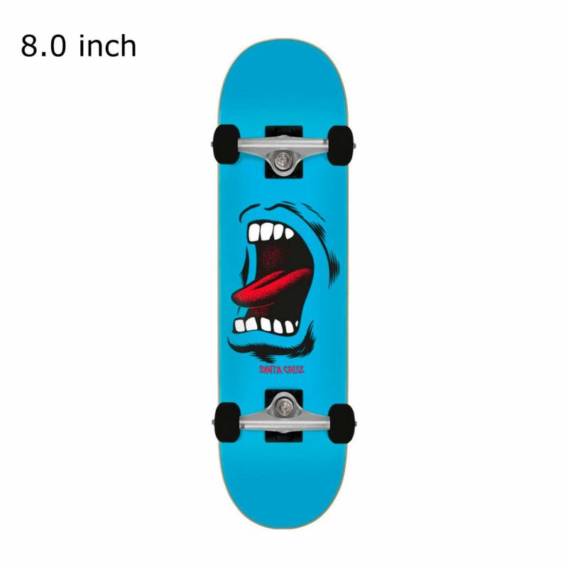 サンタクルーズSANTACRUZスケボースケートボードコンプリートSCREAMINGBIGMOUTH/BLUEFULL8.030020960
