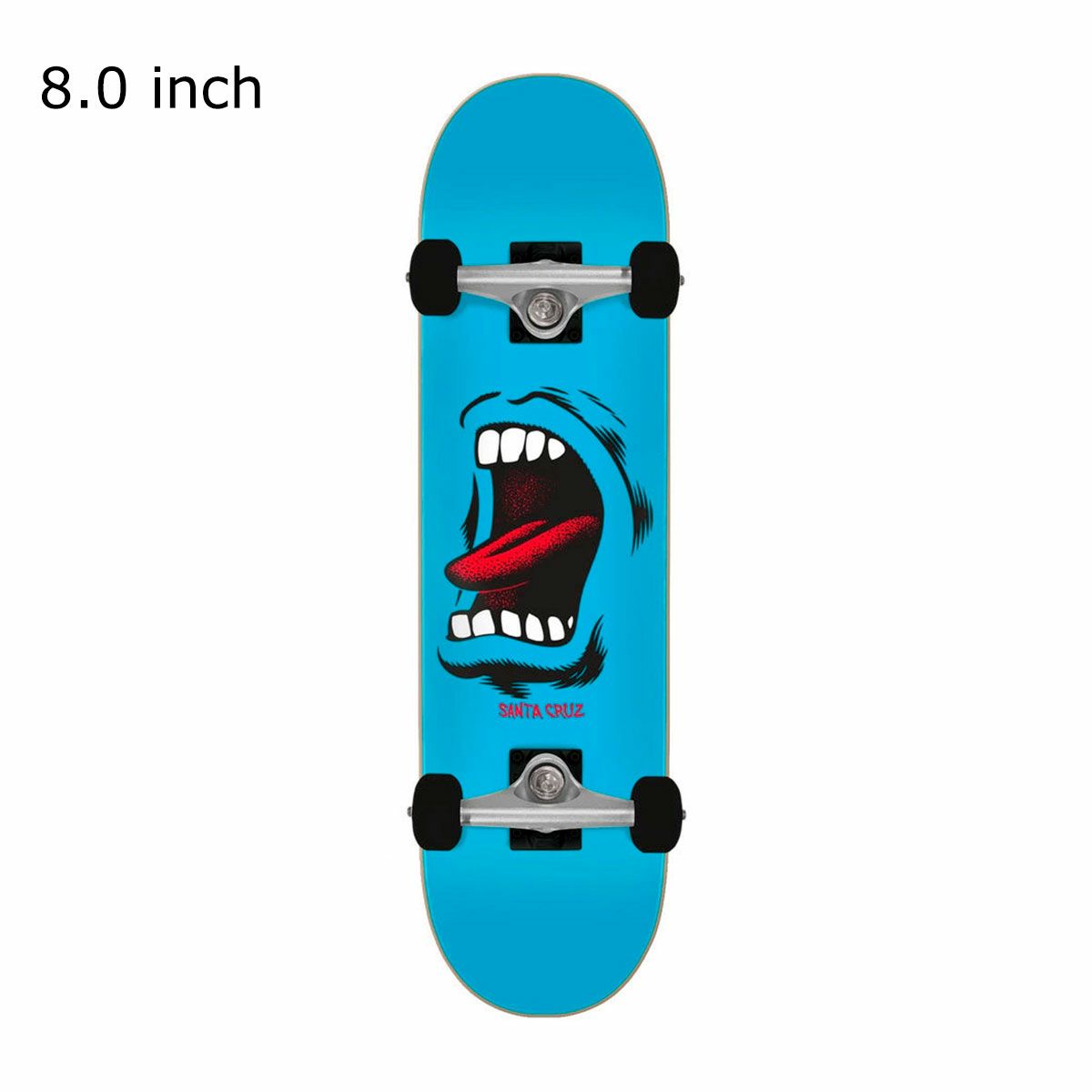 サンタクルーズSANTACRUZスケボースケートボードコンプリートSCREAMINGBIGMOUTH/BLUEFULL8.030020960