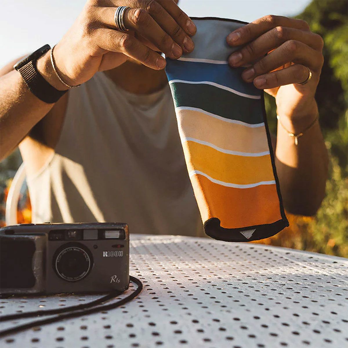 ノマディックスNOMADIXアウトドアカジュアルTINYTOWEL3PACKSStripes170021019824226SP春夏