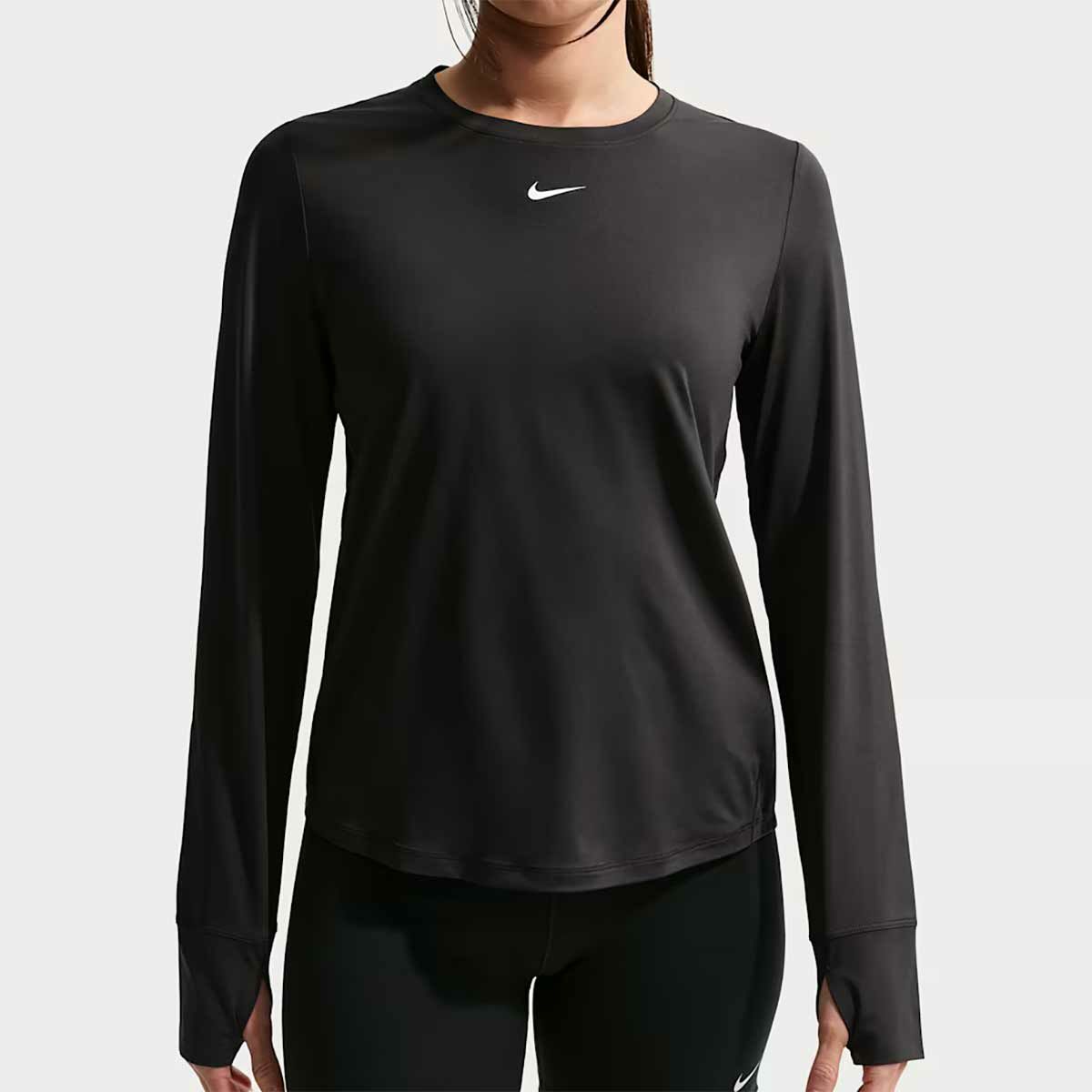 ナイキNIKEジムフィットネスヨガウェア長袖TシャツロンTワンクラシックFN2802-013レディース女性26SP春夏