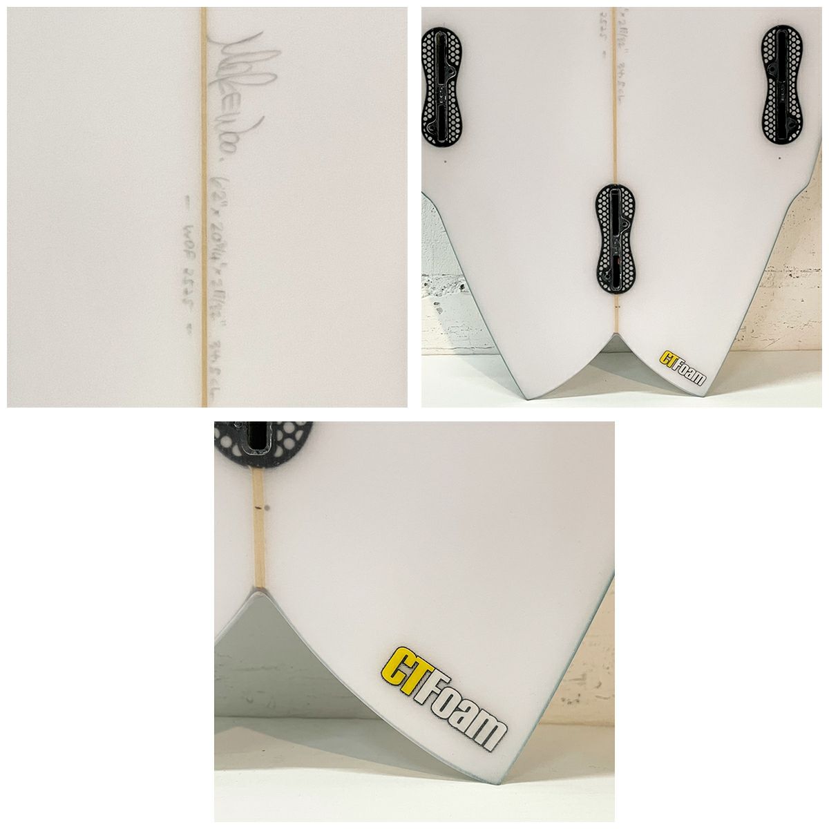 マイク ウー MIKE WOO ショートボード ION TWIN LARGE 6.2 JADGRN PU