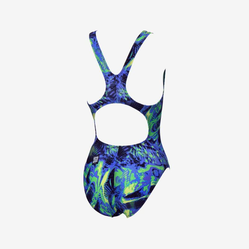 スピードSPEEDOスイムフィットネス競泳水着フレックスシグマニューエイムカットスーツ2SCW02606F-BLレディース女性26S1