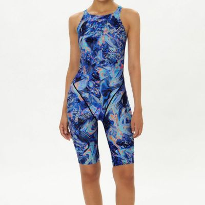 スピードSPEEDOスイムフィットネス競泳水着フレックスシグマニューオープンバックニースキン2SCW12606F-VIレディース女性26S1