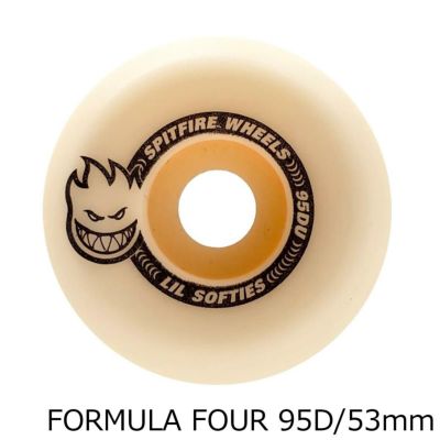 スピットファイアSPITFIREスケボースケートボードウィール95DULILSOFTIESCONICALFULLSHAPE53mm21110407B53