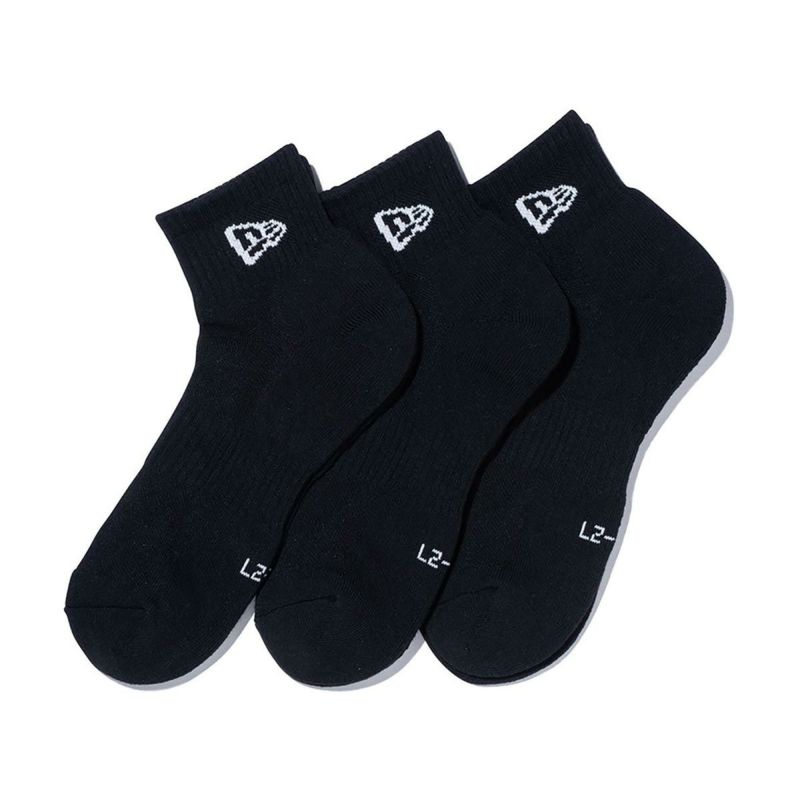 ニューエラNEWERAサーフィンサーフソックス靴下ソックスアンクル3ペアブラック14518191メンズレディースユニセックス26SP春夏