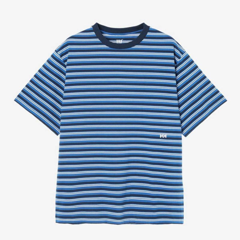 ヘリーハンセンHELLYHANSアウトドアカジュアルウェア半袖TシャツショートスリーブマルチボーダーティーMULTIBDTEEHE62641-NBメンズレディースユニセックス26SP春夏