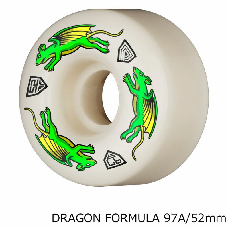 パウエルペラルタ POWELL PERALTA DRAGON NANORAT 52×34MM 97A