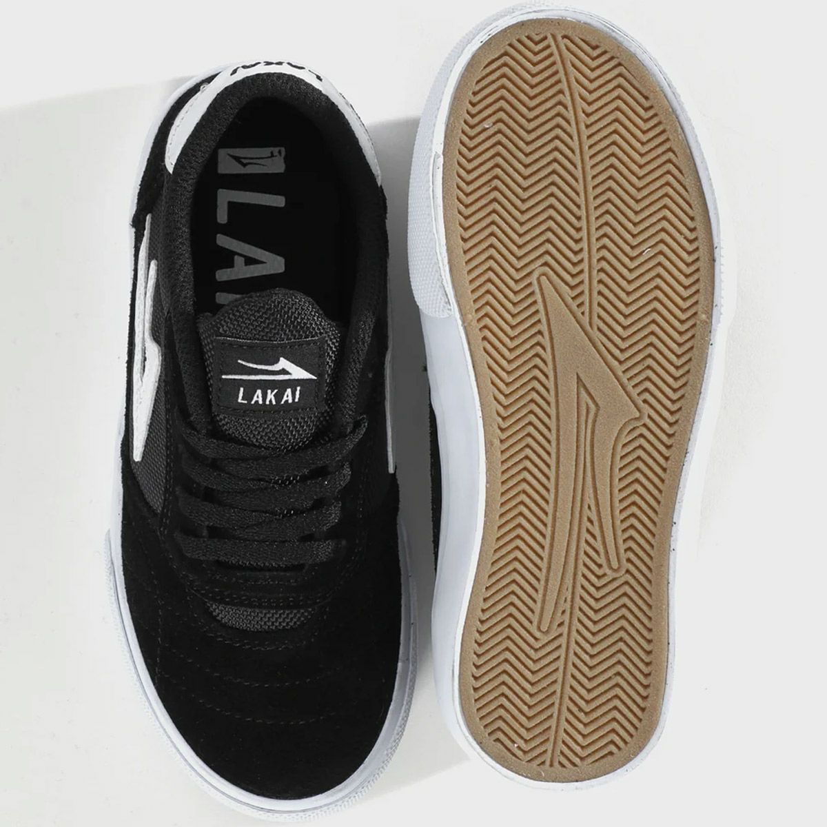 ラカイLAKAIスケボースケートボードスケシュースニーカーシューズ靴CAMBRIDGEKIDSFCAMK21Q3-001-BKジュニアキッズ子ども男の子女の子25FA秋冬