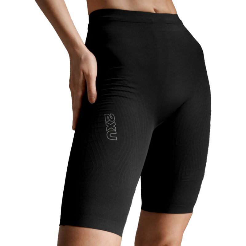 ツータイムズユー2XUランニングウェアインナーパンツウィメンズライトスピードリアクトハイライズコンプレッションショートWA7548B-BLKBRFレディース女性26SP春夏